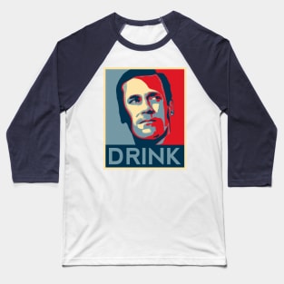 Drink Poster Baseball T-Shirt